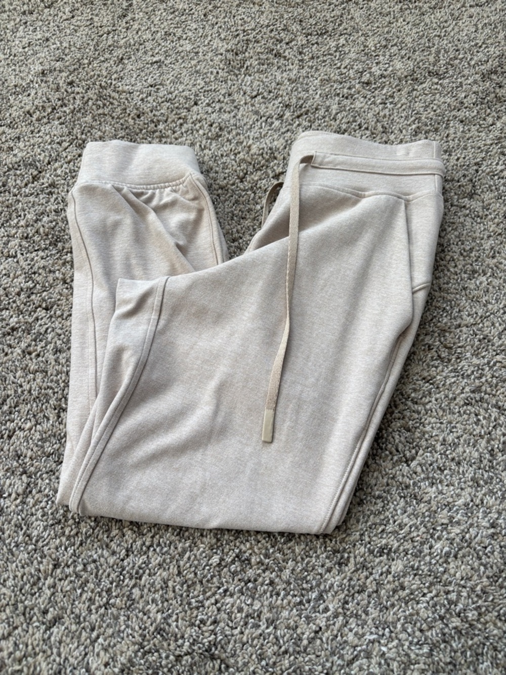 lululemon athletica Beige/Taupe Jogger Track Pants
